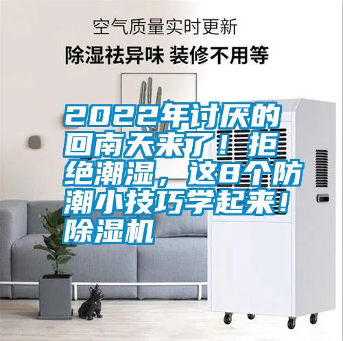 2022年討厭的回南天來了！拒絕潮濕，這8個防潮小技巧學起來！除濕機