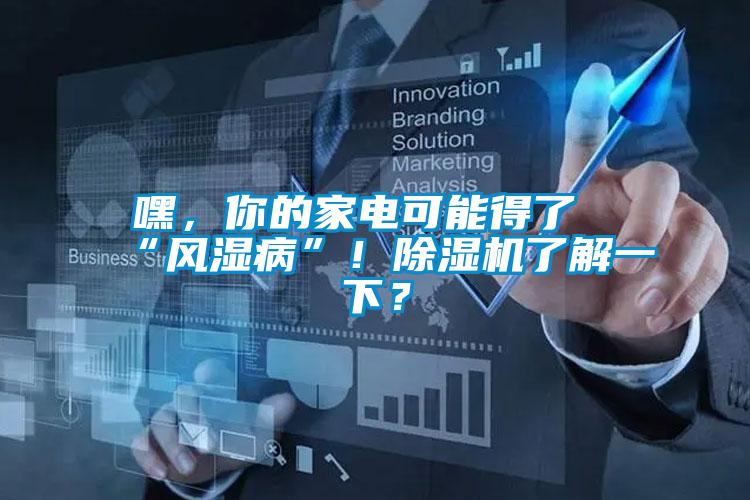 嘿，你的家電可能得了“風濕病”！除濕機了解一下？