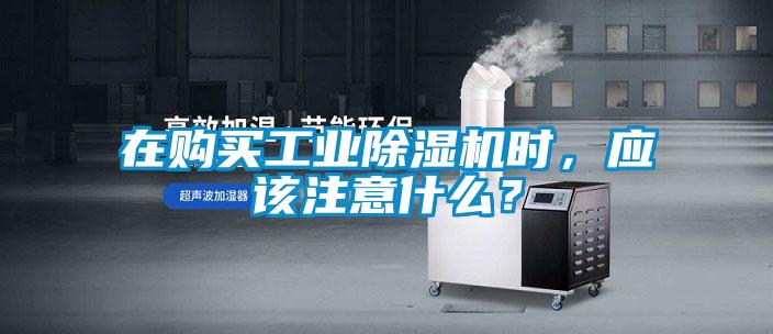 在購買工業(yè)除濕機時，應(yīng)該注意什么？