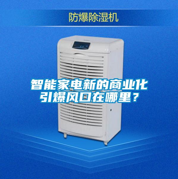 智能家電新的商業化引爆風口在哪里？