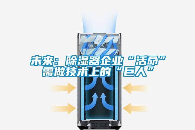 未來：除濕器企業“活命”需做技術上的“巨人”