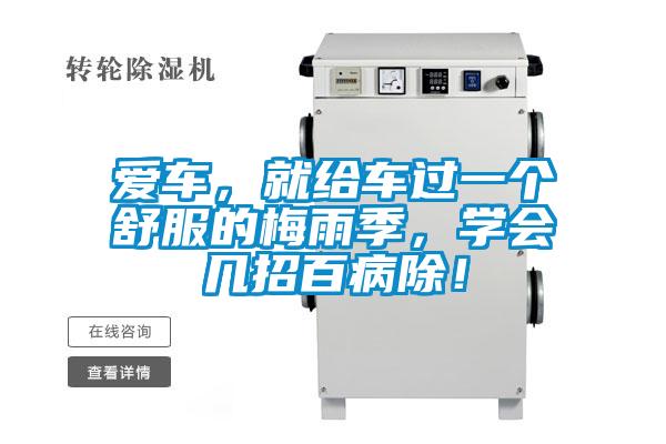 愛車，就給車過一個(gè)舒服的梅雨季，學(xué)會(huì)幾招百病除！