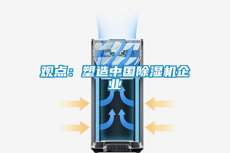 觀點：塑造中國除濕機企業