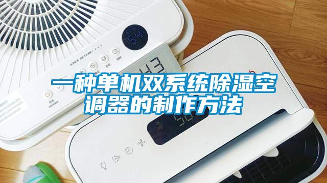 一種單機雙系統除濕空調器的制作方法
