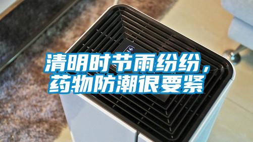 清明時節雨紛紛，藥物防潮很要緊