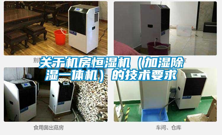 關于機房恒濕機（加濕除濕一體機）的技術要求