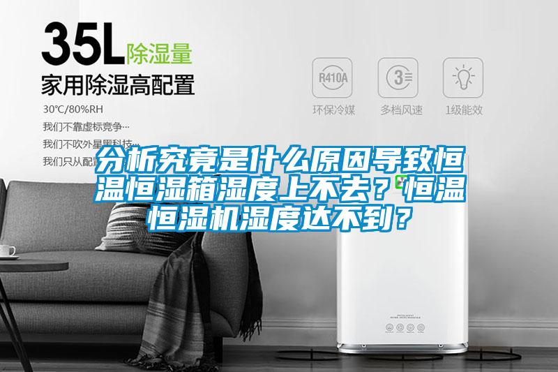 分析究竟是什么原因導致恒溫恒濕箱濕度上不去？恒溫恒濕機濕度達不到？
