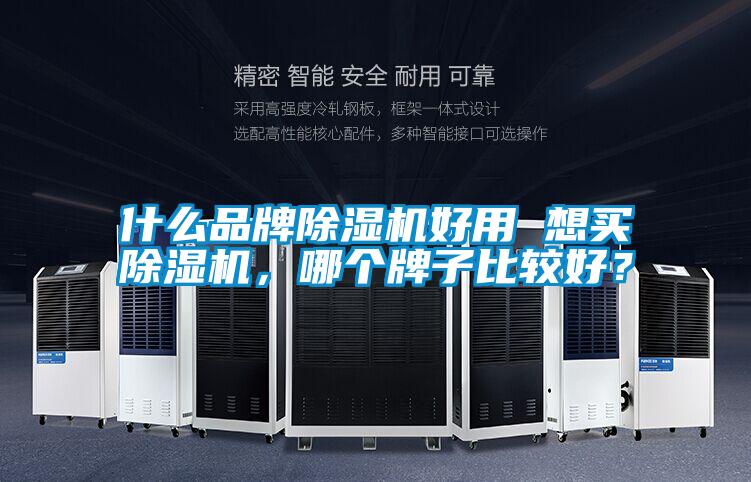 什么品牌除濕機好用 想買除濕機，哪個牌子比較好？
