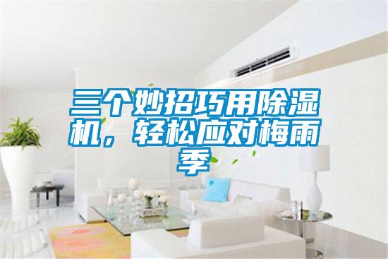 三個妙招巧用除濕機，輕松應對梅雨季