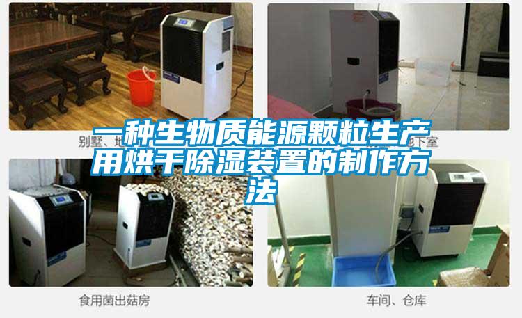 一種生物質能源顆粒生產用烘干除濕裝置的制作方法