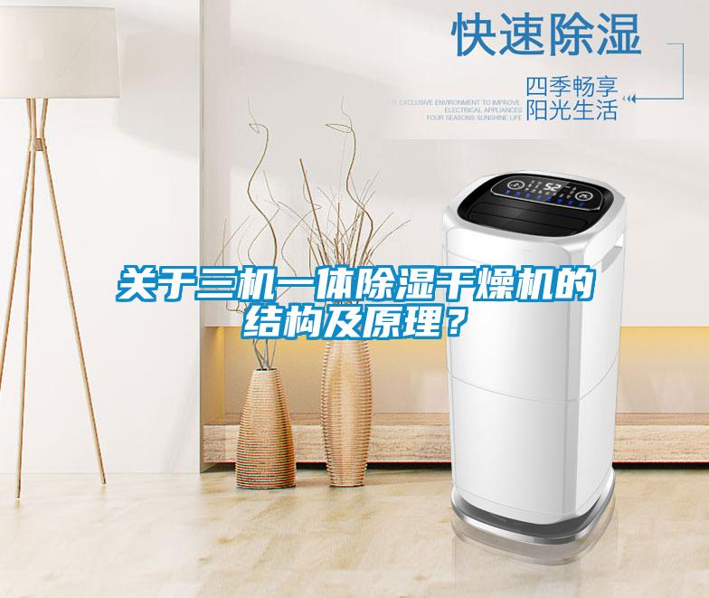 關(guān)于三機(jī)一體除濕干燥機(jī)的結(jié)構(gòu)及原理？
