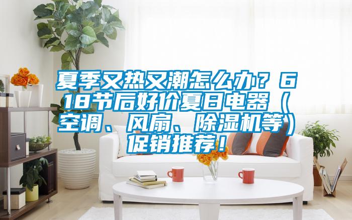 夏季又熱又潮怎么辦？618節后好價夏日電器（空調、風扇、除濕機等）促銷推薦！