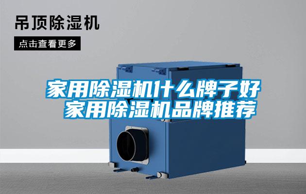 家用除濕機什么牌子好 家用除濕機品牌推薦