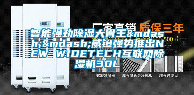 智能強勁除濕大胃王&mdash;&mdash;威鐙強勢推出NEW WIDETECH互聯網除濕機30L