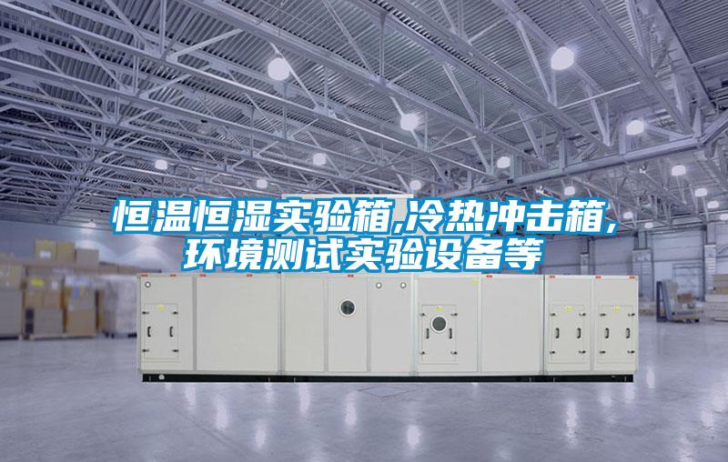 恒溫恒濕實驗箱,冷熱沖擊箱,環境測試實驗設備等