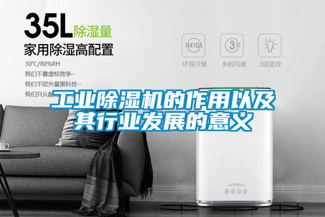 工業除濕機的作用以及其行業發展的意義