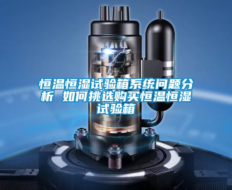 恒溫恒濕試驗箱系統問題分析 如何挑選購買恒溫恒濕試驗箱