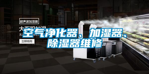 空氣凈化器、加濕器、除濕器維修