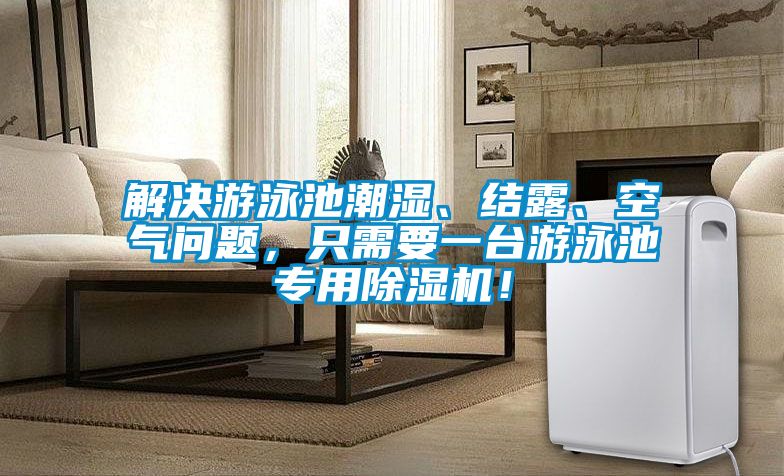 解決游泳池潮濕、結露、空氣問題，只需要一臺游泳池專用除濕機！