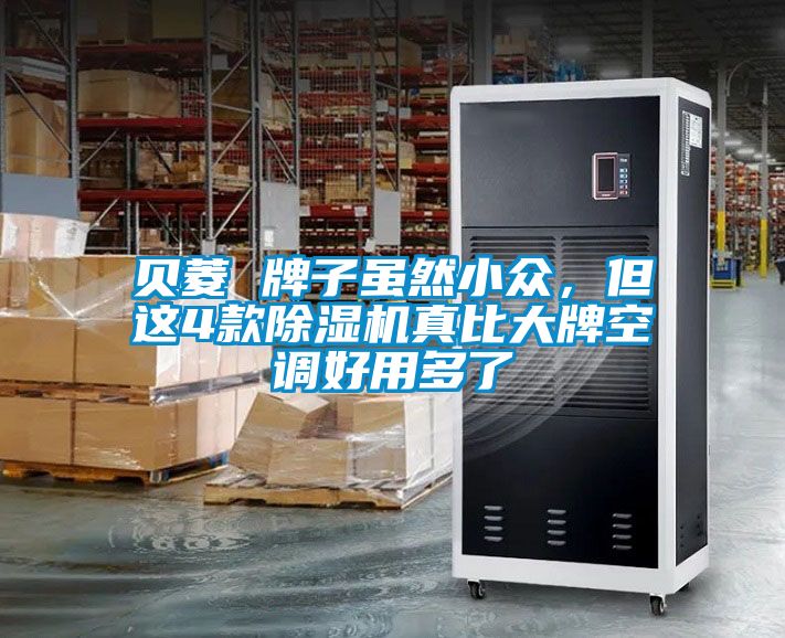 貝菱 牌子雖然小眾，但這4款除濕機真比大牌空調好用多了