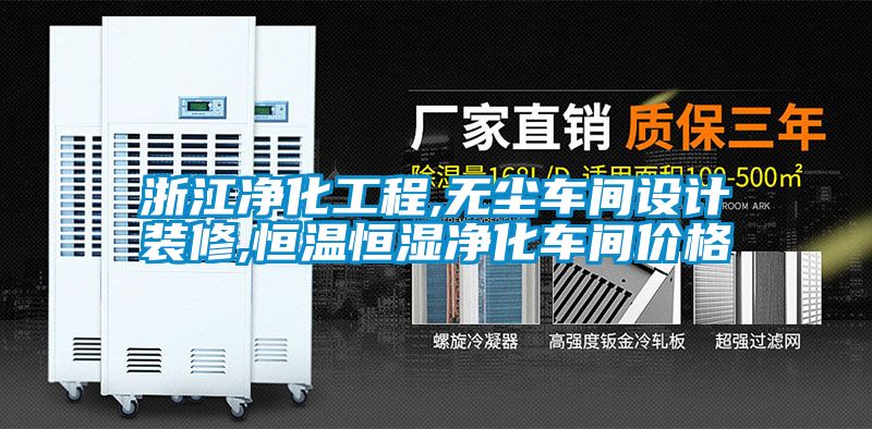 浙江凈化工程,無塵車間設計裝修,恒溫恒濕凈化車間價格