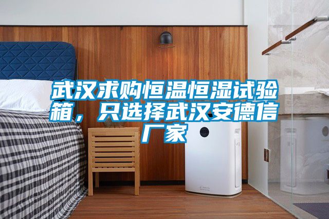 武漢求購(gòu)恒溫恒濕試驗(yàn)箱，只選擇武漢安德信廠家