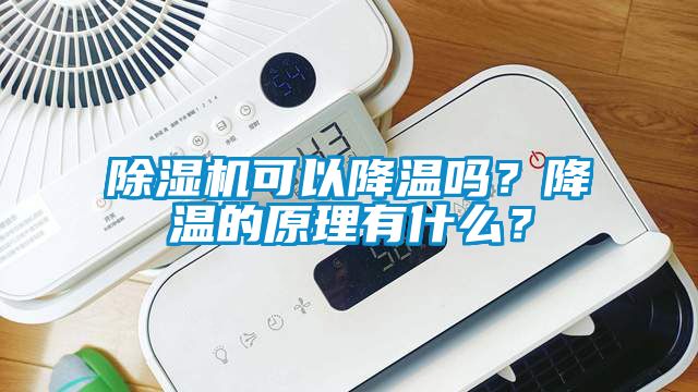 除濕機可以降溫嗎？降溫的原理有什么？
