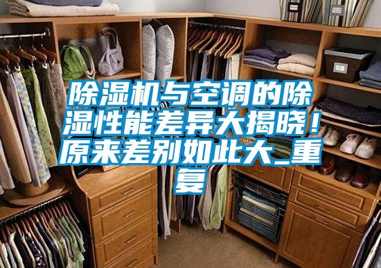 除濕機(jī)與空調(diào)的除濕性能差異大揭曉！原來(lái)差別如此大_重復(fù)
