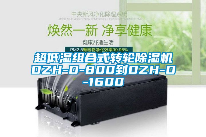 超低濕組合式轉輪除濕機DZH-D-800到DZH-D-1600