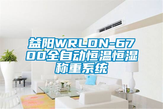 益陽WRLDN-6700全自動恒溫恒濕稱重系統