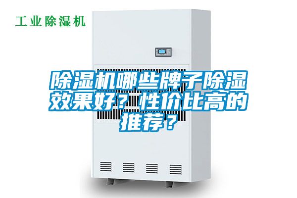 除濕機哪些牌子除濕效果好？性價比高的推薦？