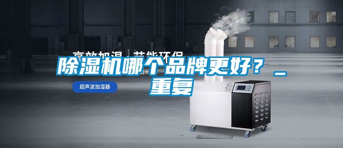 除濕機哪個品牌更好？_重復