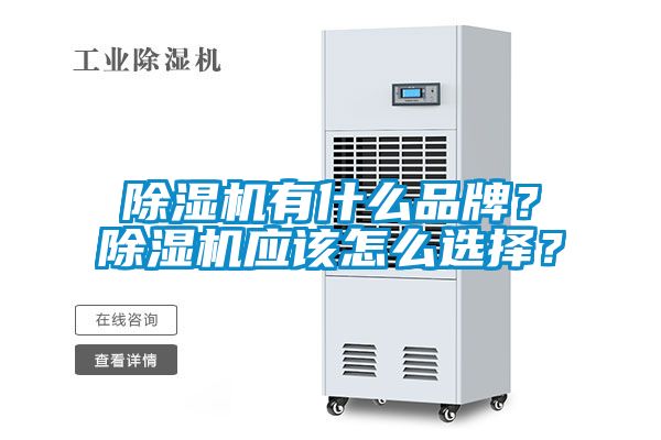除濕機有什么品牌？除濕機應該怎么選擇？