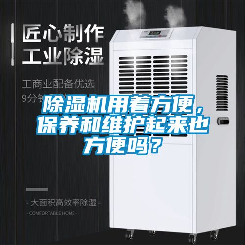 除濕機用著方便，保養(yǎng)和維護起來也方便嗎？