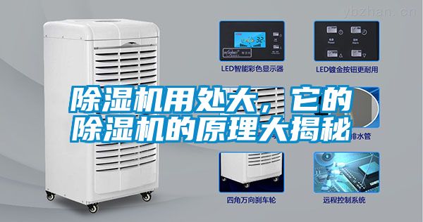 除濕機用處大，它的除濕機的原理大揭秘