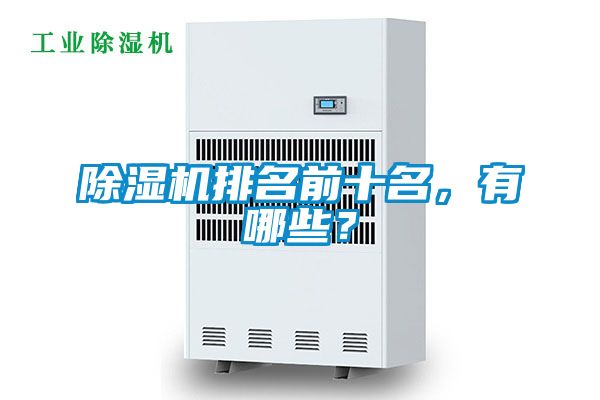 除濕機排名前十名，有哪些？