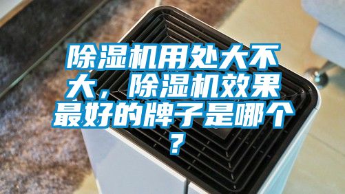 除濕機用處大不大，除濕機效果最好的牌子是哪個？