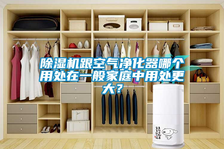 除濕機跟空氣凈化器哪個用處在一般家庭中用處更大？