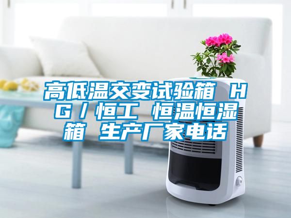 高低溫交變?cè)囼?yàn)箱 HG／恒工 恒溫恒濕箱 生產(chǎn)廠家電話