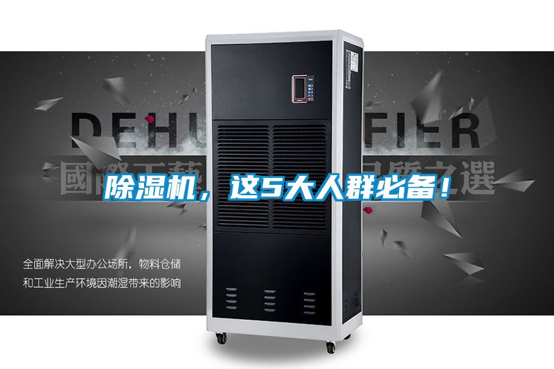 除濕機，這5大人群必備！