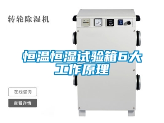 知識百科恒溫恒濕試驗箱6大工作原理