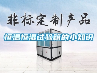 知識百科恒溫恒濕試驗箱的小知識