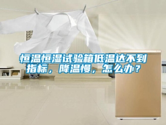 知識百科恒溫恒濕試驗箱低溫達不到指標，降溫慢，怎么辦？