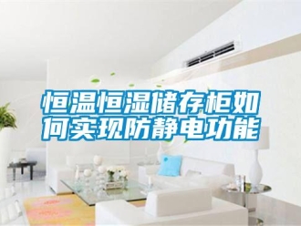 知識百科恒溫恒濕儲存柜如何實現(xiàn)防靜電功能