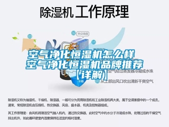 知識(shí)百科空氣凈化恒濕機(jī)怎么樣 空氣凈化恒濕機(jī)品牌推薦【詳解】