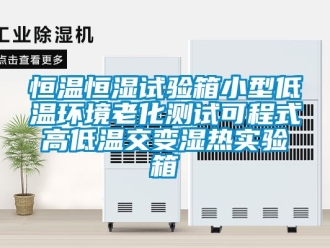 知識百科恒溫恒濕試驗箱小型低溫環境老化測試可程式高低溫交變濕熱實驗箱