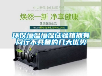 知識百科環儀恒溫恒濕試驗箱擁有同行不具備的幾大優勢