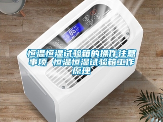 知識百科恒溫恒濕試驗箱的操作注意事項 恒溫恒濕試驗箱工作原理