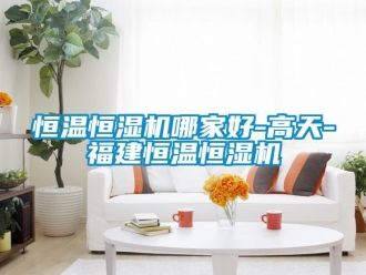 知識(shí)百科恒溫恒濕機(jī)哪家好-高天-福建恒溫恒濕機(jī)