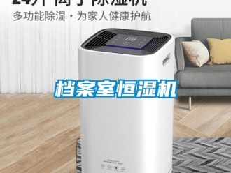 知識百科檔案室恒濕機